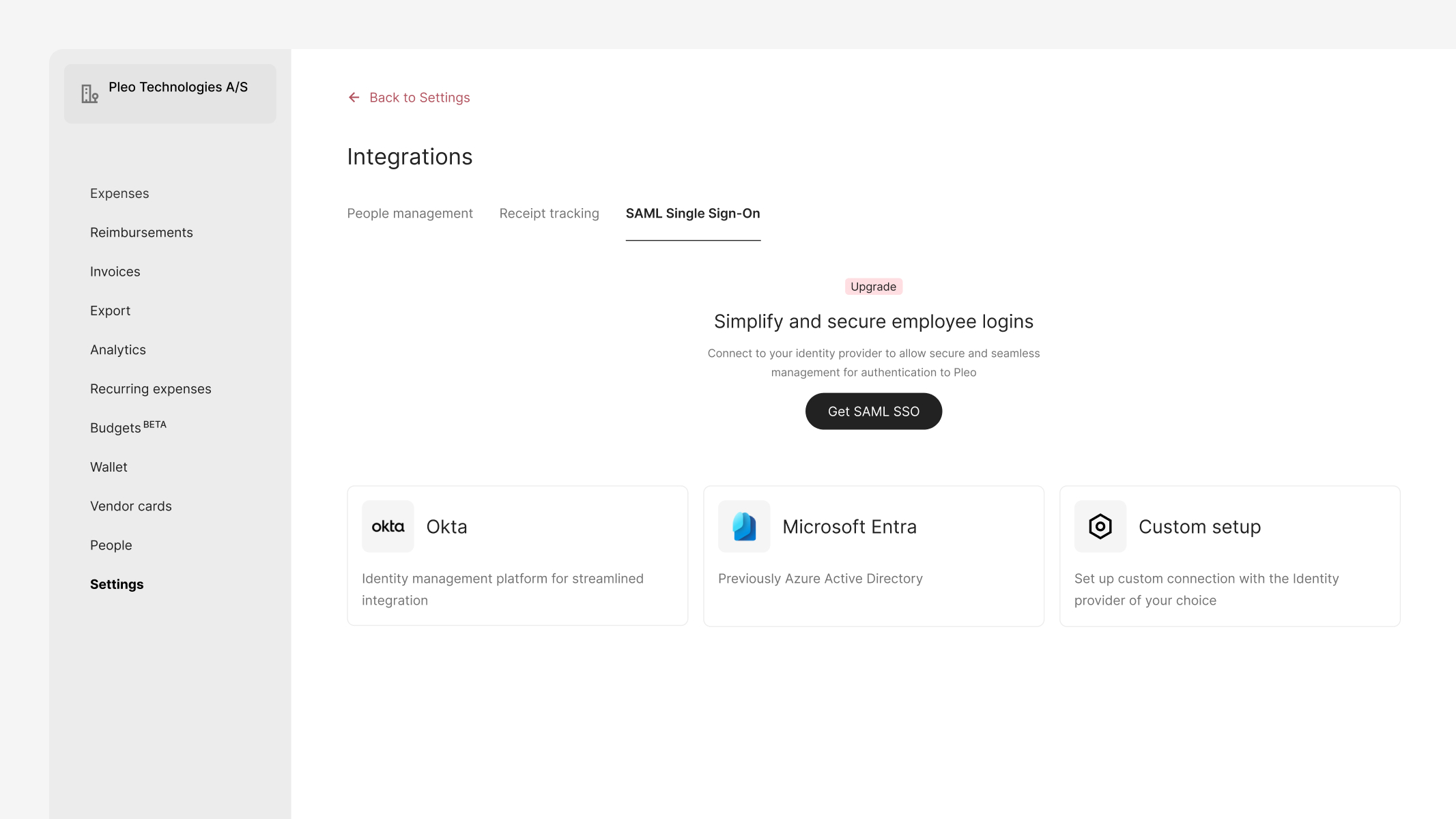 Final interface structure